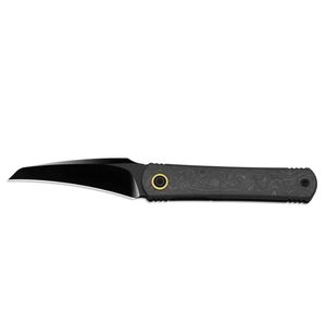 Couteaux pliants classiques avec lame noire affûtée, manche confortable et durable, design compact et portable pour l'extérieur - Product Image 1