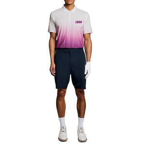 Polo Ligero de Golf con Degradado para Hombre, Premium, Transpirable, Elástico, Informal, Verano, con Opción de Logotipo Personalizado - Product Image 5