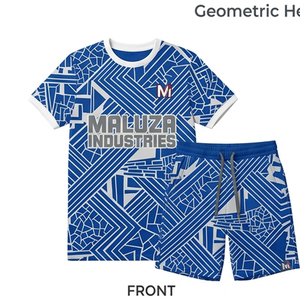 Tenue de football personnalisée sublimée pour hommes et enfants, kit de match de football professionnel, impression couleur intégrale, tissu respirant - Product Image 1