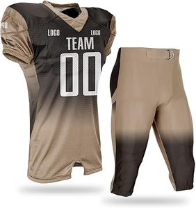 Matériel durable, meilleure qualité, uniforme de football américain, étiquette privée, logo sur le devant, tissu polyester sans manches pour adultes - Product Image 4