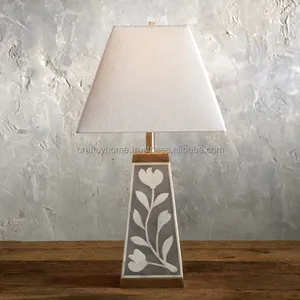 Handmade New Design Bone inlay Lamp sheds of bone inlay for indoor lightning or table lamp for home decor by Craftsy Home