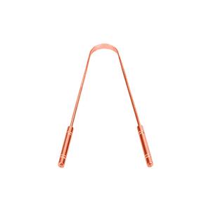 Copper Tongue Scraper Pure Copper Tongue Cleaner Ayurvedic Tongue Scraper Metal Tongue Cleaner U Shape Tongue Scraper Oral Hygie - Product Image 2