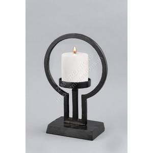 Portavelas de Metal para Velas de Té, Estilo Americano Moderno, Hecho a Mano, Ecológico, Decoración para Bodas y Navidad, Portavelas para Sala de Estar - Product Image 1