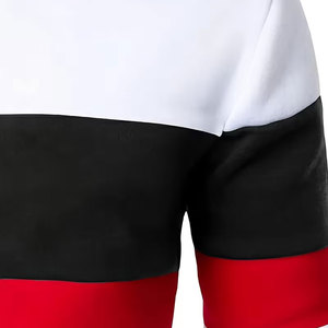 Sudadera con Capucha Casual de Invierno para Hombre, Diseño Colorblock, 100% Algodón, Tejido de Felpa, Ligeramente Elástica, Estilo con Capucha, Color Sólido - Product Image 5