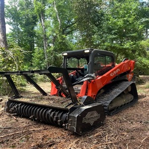 Premium Kubota Skid Steer With Forestry Mulcher High Performance Hydraulic Attachment For <b>Brush</b> Tree And <b>Vegetation</b> Clearing - Product Image 5