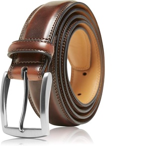 Ceintures en cuir de vachette en gros pour hommes, personnalisables OEM, options de logo sur mesure, boucle en alliage, largeur 1,5 pouce, longueur 30-48 pouces - Product Image 1