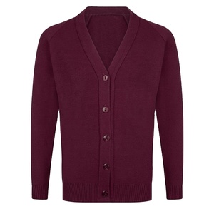Cárdigan de Invierno Casual Universitario de Moda para Hombre, Tejido Personalizado con Cuello en V, Patrón de Retazos de Encaje para Hermandades, Lana/Nylon Antipilling - Product Image 1