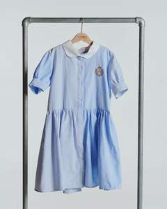 Boutique Jorah léger Oxford matériel rayé conception filles robe élégante été écolier décontracté marin robe ODM - Product Image 1