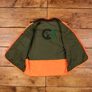 Chaleco de Caza Naranja de Alta Visibilidad Personalizado para Hombre, Ligero, Transpirable, para Deportes al Aire Libre, con Portacartuchos y Bolsillos - Product Image 3