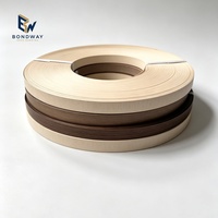 Bande de chant auto-adhésive en PVC, finition mate grain de bois, rouleau de 22 mm, largeur personnalisable 0,4-3 mm, pour placage, MDF, armoire, étagère