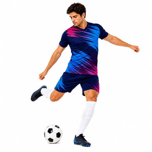 Uniforme de Fútbol con Diseño Atlético Premium, Mangas Cortas, Color Personalizado y Secado Rápido para Clubes Deportivos y Escuelas para Adultos - Product Image 3