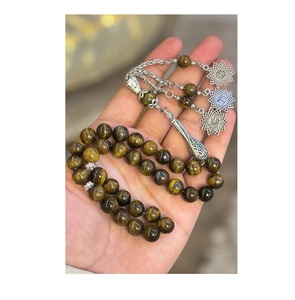 Wholesale Accessories Unique Religious Prayer Beads Muslim <b>Rosary</b> with Natural Stones - Product Image 1
