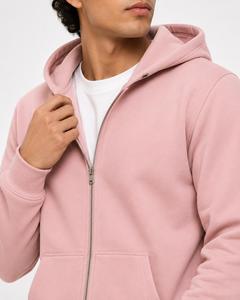 Sweat-shirt unisexe pour homme/femme, couleur unie, en polaire, coupe classique, vêtements décontractés d'hiver, vente en gros OEM/ODM, faible MOQ, haute qualité - Product Image 5