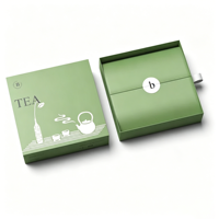 Boîte à tiroir biodégradable et écologique pour grains de café et capsules, logo personnalisé, gaufrage à chaud or, emballage de Noël