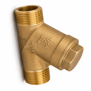 Clapet anti-retour à ressort en bronze de 1/2 pouce, pièces de service en acier inoxydable AISI 410, filetage mâle BSP - Product Image 3