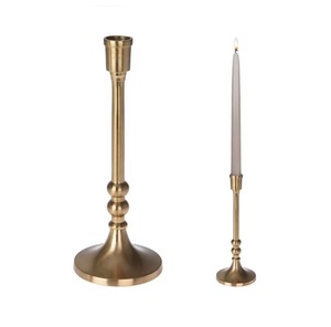 Azora Industries Artisan <b>Brass</b> Candle <b>Holder</b> Handmade & Eco-Friendly Heat Resistant for Home Table Display and Christmas Decor - Product Image 3