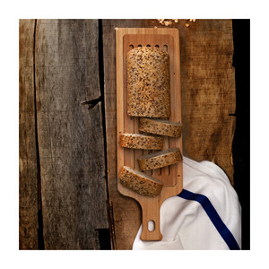 Tabla de cortar pan con asa, tabla de cortar de madera para uso en la cocina - Product Image 2
