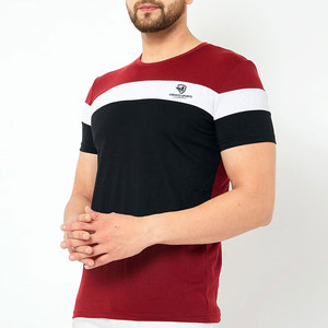 T-shirt respirant pour homme, T-shirt confortable de style streetwear, T-shirt pour homme fabriqué en usine, T-shirt pour homme à prix de gros - Product Image 1