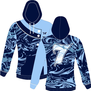High Quality Sublimation Basketball Warmup Hoodies Breathable Quick Dry Sublimation Basketball Hoodies Custom Sublimated - Product Image 1