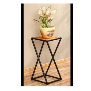 Classic Decorative <b>Plant</b> Pot Stand with Strong Metal <b>Frame</b> for Indoor Outdoor Garden Balcony Living Room Display Use - Product Image 5