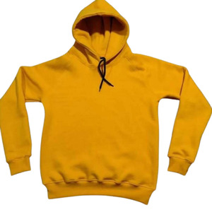 เสื้อฮู้ดผ้าฟลีซคอตตอน 100% สีพื้น แขนยาว ปรับเชือกผูกได้ ทรงลำลอง ใส่สบาย เหมาะสำหรับฤดูหนาว - Product Image 3