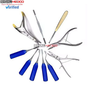 Ensemble d'instruments de rhinoplastie de haute qualité, 82 pièces, en acier inoxydable, outils chirurgicaux manuels professionnels pour la rhinoplastie, kit CE - Product Image 4