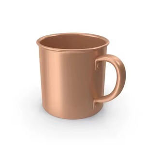 Classic <b>Serving</b> Copper Mug Moscow Mule Cup Durable Drinkware for Bar Kitchen Restaurant <b>Beverage</b> Use - Product Image 2