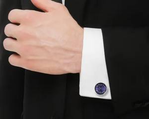 Boutons de manchette pour hommes en gros |   Boutons de manchette en métal personnalisés pour mariage, affaires et tenues formelles, bijoux de mariage en gros - Product Image 2