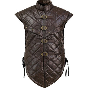 เสื้อกั๊กหนังกลับแบบกอธิค ปรับระดับได้ พร้อมหัวเข็มขัด สำหรับคอสเพลย์โจรสลัด อัศวิน ชุดเกราะป้องกันตัว รุ่น 2026 - Product Image 1