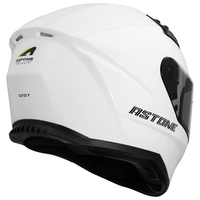 Casque de moto intégral ASTONE HELMETS ABS modèle GTO7 CAMO GLOSS WHITE SILVER avec doublure en polyester