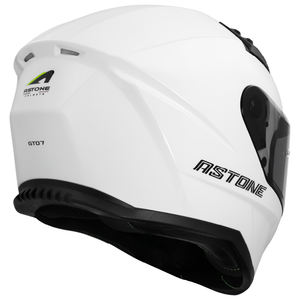 Casque de moto intégral ASTONE HELMETS ABS modèle GTO7 CAMO GLOSS WHITE SILVER avec doublure en polyester - Product Image 3