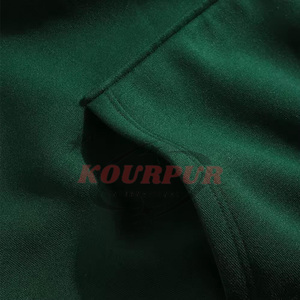 <b>Men's</b> Green Hooded Sweatshirt 100% Cotton French Terry Casual Regular Fit Autumn Wear Hoodie For <b>Men</b> In Wholesale Price - Product Image 5