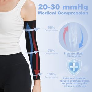 Manchons de compression OEM pour le cyclisme, protection UV50, manchons solaires pour le volleyball, le baseball et le football - Product Image 4