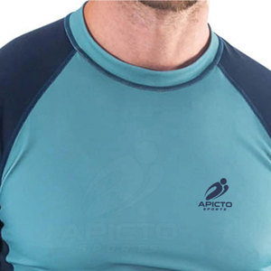 High Quality Sublimation <b>Men</b> <b>Compression</b> <b>Shirts</b> Breathable Quick Dry Anti-UV Comfortable Fit for Adults - Product Image 4