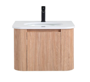 โต๊ะเครื่องแป้งไม้ลอยตัวพร้อมรางเก็บเครื่องประดับในตัว - Product Image 6