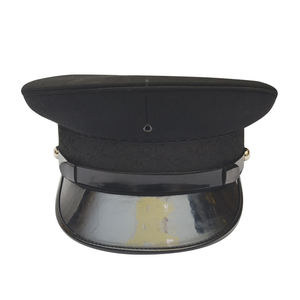 New Design Hand Made Officers Hats Outdoor Made in Wool Polyester Uniform Wear Officers Caps - Product Image 2