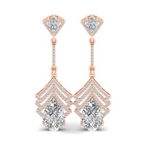 ต่างหูห้อยประดับเพชรโมอิสซาไนต์คุณภาพสูง REYES เงินแท้ 925 ได้รับการรับรองจาก GRA เหมาะสำหรับงานแต่งงาน งานเลี้ยง และเป็นของขวัญสุดหรู - Product Image 2