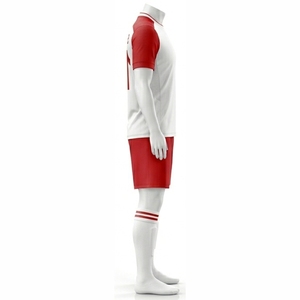 New Customized Soccer Uniforms Custom Designed Men's Full Soccer Uniforms Kit Solid Color Football Uniforms with OEM Service - Product Image 3