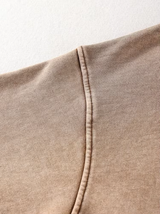 Sweat-shirt personnalisé vintage délavé à impression numérique pour l'hiver, pull décontracté Harajuku, hoodie ample confortable 100% coton, polaire chaud - Product Image 3