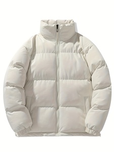 Veste d'hiver matelassée pour homme, chaude, à capuche, légère, décontractée, pour l'extérieur - Product Image 1