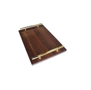 Bloques de cortar de madera de acacia hechos a mano personalizados al por mayor, bandeja de servicio clásica para cocina y Hotel, tabla de cortar duradera hecha en PC - Product Image 4