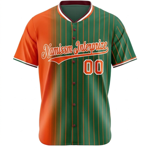 Maillot de baseball personnalisable OEM pour hommes – Design par sublimation tendance, respirant, vente en gros, tenue de baseball pour jeunes - Product Image 2