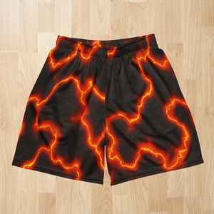 Pantalones Cortos Deportivos para Hombre al por Mayor, Pantalones Cortos de Gimnasio de Malla con Bolsillo, Ropa Urbana, Últimos Modelos Transpirables - Product Image 3