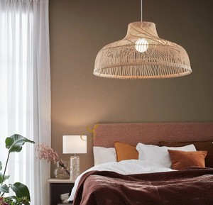 Abat-jour créatif en rotin en forme de poisson, suspension tressée à la main en forme d'animal, luminaire suspendu unique en osier pour restaurant - Product Image 3