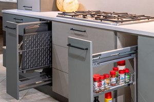 SANYANG 2025 - Gabinetes de Cocina Modernos Personalizados de Madera de Abedul con Acabado Lacado de Alto Brillo, Puertas de MDF, Multifuncionales, Gran Venta - Product Image 5