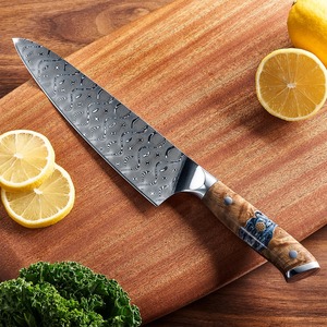 Custom Handmade Modern Chef <b>Knife</b> Extra <b>Sharp</b> Forged Damascus Steel Blade 8in Length Ambidextrous 3.0mm Thickness - Product Image 4