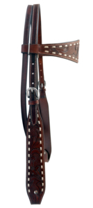 High Quality Western <b>Leather</b> Headstall Bridle Western Style Brown Color Hand <b>Tooled</b> Carved Designed Manufacturer exporter 523 - Product Image 2