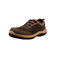 Chaussures de sécurité unisexes AOXIANG à coupe basse, lacées, avec embout en acier, confortables, en daim et maille, pour l'hiver, le printemps et l'été, usage industriel