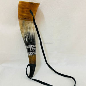 Style médiéval Viking Guerre Trompette De Luxe Naturel Ox Buffalo Vache Corne Décor À La Maison Fabriqué Musique Style à Vendre Par FWE - Product Image 6