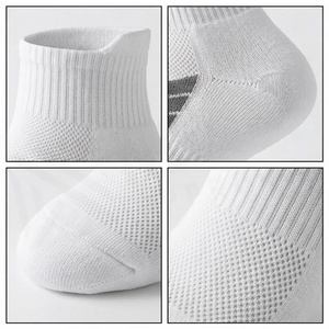 North Approach Ankle <b>Socks</b> Breathable <b>Running</b> <b>Socks</b> for Adults Black White - Product Image 4